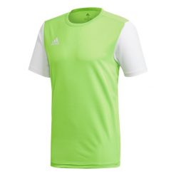 Koszulka piłkarska męska adidas Estro 19 Jersey. Białe t-shirty sportowe męskie Adidas, m, z jersey, bez ramiączek, do piłki nożnej. Za 52.00 zł.