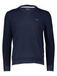 Pepe Jeans Sweter w kolorze granatowym rozmiar: XL. Niebieskie swetry męskie Pepe Jeans, xl, bez wzorów, z bawełny, bez kołnierzyka. Za 157.73 zł.