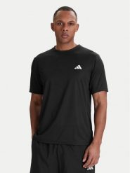 Adidas Koszulka techniczna Workout Essentials Base KA3569 Czarny Regular Fit. Czarne t-shirty sportowe męskie Adidas, m, z syntetyku, bez ramiączek, na fitness i siłownię. Za 99.99 zł.
