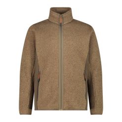 Bluza męska turystyczna CMP 34M0577. Brązowe bluzy bez kaptura męskie CMP, m, z polaru. Za 340.00 zł.