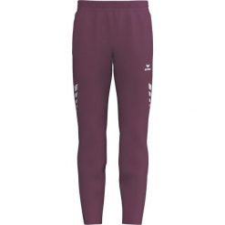 Spodnie treningowe Erima Celebrate 125 czerwone. Czerwone spodnie sportowe męskie Erima, z dzianiny. Za 303.99 zł.