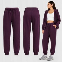 SPODNIE DAMSKIE DRESOWE 4F JOGGERY SPORTOWE BASIC CZERWONE. Czerwone spodnie sportowe damskie 4f, xl, z bawełny, na fitness i siłownię. Za 129.99 zł.