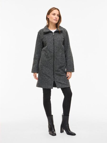 Vila Płaszcz przejściowy "Vijadas" w kolorze szarym rozmiar: 40. Szare płaszcze damskie Vila, bez wzorów. Za 187.07 zł.