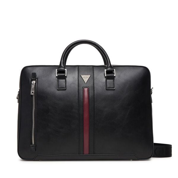 Torba na laptopa Guess. Czarne torby na laptopa damskie Guess, z aplikacjami. Za 589.99 zł.