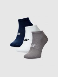 4F Skarpetki casual przed kostkę (3-pack) męskie - multikolor 39-42. Skarpetki męskie 4f, bez wzorów, z bawełny. Za 44.99 zł.