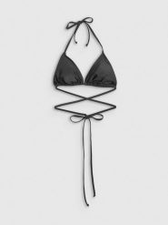 4F Góra od bikini damska - czarna XL. Czarne bikini damskie 4f, bez wzorów. Za 59.99 zł.