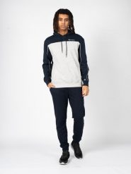 Champion Bluza "Hoodie" | 217850 | Mężczyzna | Szary, Granatowy. Niebieskie bluzy z kapturem męskie CHAMPION, m, z bawełny. W wyprzedaży za 199.00 zł.