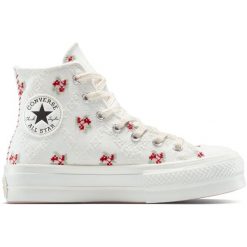 Buty sportowe Converse Chuck Taylor As Lift. Białe buty sportowe na co dzień damskie Converse, bez zapięcia. Za 490.00 zł.