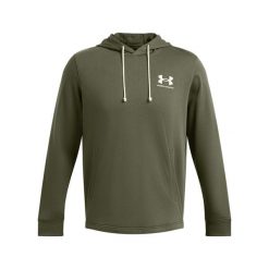 Bluza z kapturem Under Armour Rival Terry LC. Białe bluzy sportowe męskie Under Armour. Za 140.99 zł.