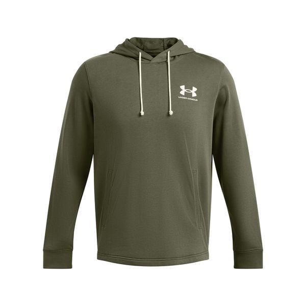 Bluza z kapturem Under Armour Rival Terry LC. Białe bluzy sportowe męskie Under Armour. Za 140.99 zł.