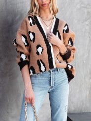 LA Angels Kardigan w kolorze beżowo-czarnym rozmiar: S. Brązowe kardigany damskie LA Angels, s, bez wzorów. Za 182.72 zł.