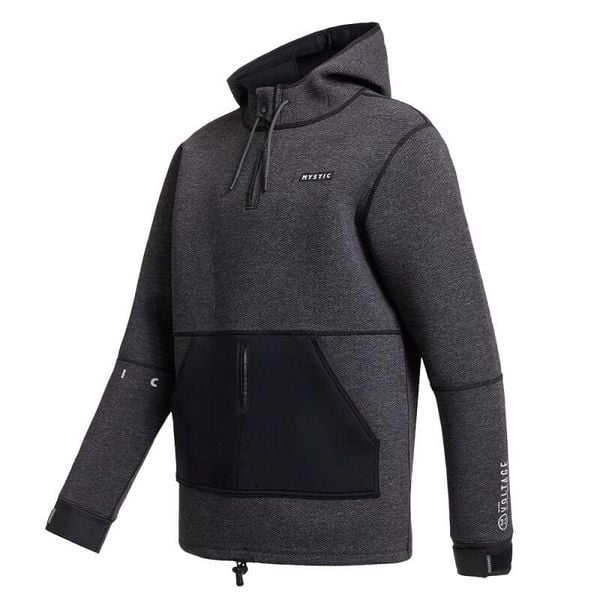Kurtka neoprenowa dla mężczyzn 3 mm MYSTIC Voltage Sweat – szara – wiatroodporna. Szare kurtki męskie Mystic, m, bez wzorów, z neoprenu, z kapturem. Za 1,038.00 zł.