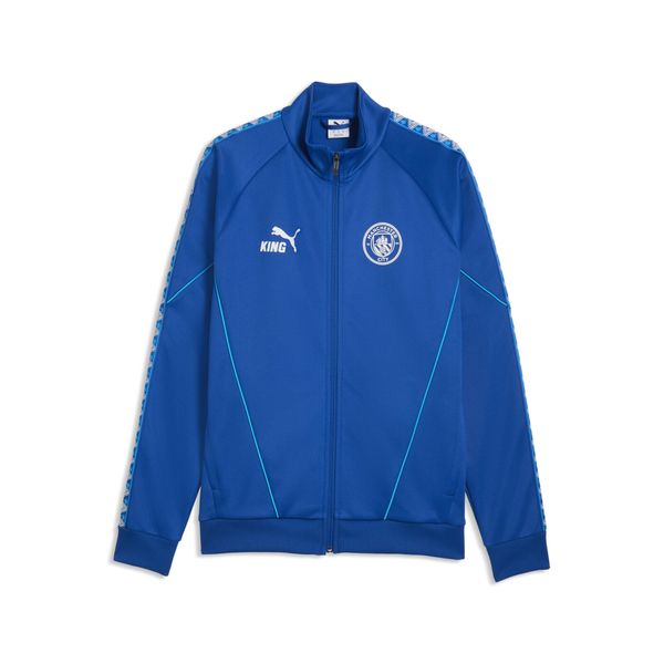 Męska bluza dresowa Manchester City KING Anthem PUMA. Niebieskie bluzy z kapturem męskie Puma, l, z dresówki. Za 389.00 zł.
