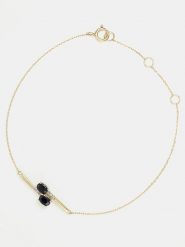 DIAMOND & CO Złota bransoletka "Cayagan" z diamentami i szafirami rozmiar: onesize. Żółte bransoletki damskie Diamond & Co, złote. Za 869.99 zł.