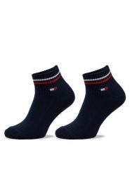 Tommy Hilfiger Skarpety krótkie 701228177 Granatowy. Niebieskie skarpetki damskie Tommy Hilfiger, bez wzorów, z bawełny. Za 49.99 zł.