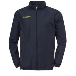 Kurtka wodoodporna Uhlsport Score. Niebieskie kurtki męskie UHLSPORT, xl, bez wzorów, sportowe, bez kaptura. W wyprzedaży za 190.50 zł.