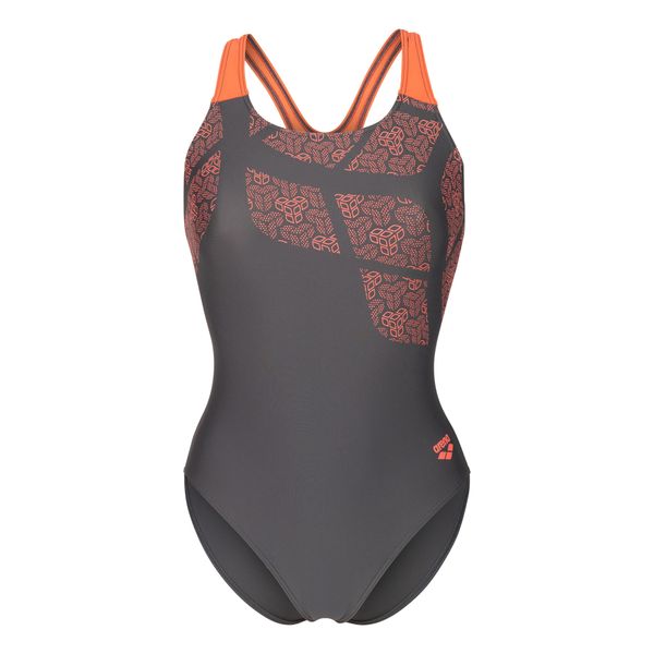 Damski kostium kąpielowy 1-częściowy Arena Lace Solid. Czarne stroje jednoczęściowe damskie Arena, bez wzorów. Za 224.00 zł.