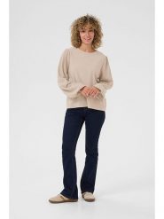Cream Sweter "Dela" w kolorze beżowym rozmiar: S. Brązowe swetry klasyczne damskie Cream, s, z wiskozy, bez kołnierzyka. Za 87.81 zł.