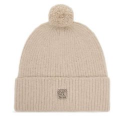 Czapka Calvin Klein. Brązowe czapki męskie CALVIN KLEIN, na zimę, bez wzorów. Za 259.99 zł.