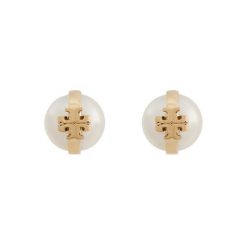 Kolczyki Tory Burch. Żółte kolczyki damskie Tory Burch, złote. Za 544.99 zł.