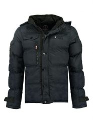 Canadian Peak Kurtka zimowa "Bukkateak" w kolorze granatowym rozmiar: L. Niebieskie kurtki męskie Canadian Peak, na zimę, l, z aplikacjami, bez kaptura. Za 204.48 zł.