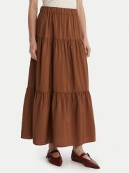 Marella Spódnica maxi Ciocca 2613101084 Brązowy Regular Fit. Brązowe spódniczki damskie Marella, bez wzorów, z wiskozy, maxi. Za 1,019.00 zł.