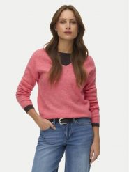 Vero Moda Sweter Crewlefile 10233357 Koralowy Loose Fit. Pomarańczowe swetry klasyczne damskie Vero Moda, l, z syntetyku, bez kołnierzyka. Za 109.99 zł.