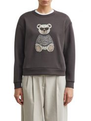 Comma Bluza Kobiety brązowy, 36. Brązowe bluzy bez kaptura damskie Comma, z bawełny. Za 349.95 zł.