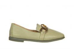 Mokasyny Bayla-161 158 23899 Scorpion 161493, Zielony, Skóra naturalna - 37. Zielone mokasyny damskie Bayla, z materiału. W wyprzedaży za 152.10 zł.