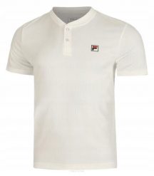 Koszulka tenisowa Fila T-shirt Addison. Białe t-shirty sportowe męskie Fila, m, z materiału, bez ramiączek, tenisowe. Za 143.99 zł.