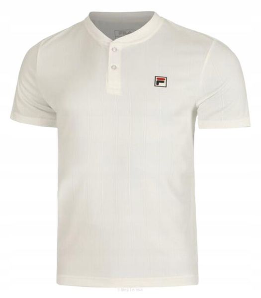 Koszulka tenisowa Fila T-shirt Addison. Białe t-shirty sportowe męskie Fila, m, z materiału, bez ramiączek, tenisowe. Za 143.99 zł.