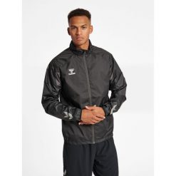 Kurtka Hummel hmllead hmlPRO training /windbreaker. Czarne kurtki męskie HUMMEL, m, bez wzorów, sportowe, bez kaptura. W wyprzedaży za 292.40 zł.
