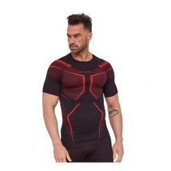 Koszulka męska termoaktywna z krótkim rękawem Brubeck DRY. Czarne bielizna termoaktywna męska Brubeck, m, z poliamidu, bez ramiączek, na fitness i siłownię. Za 129.99 zł.