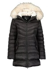 Geographical Norway Płaszcz zimowy "Destinee" w kolorze czarnym rozmiar: XL. Czarne płaszcze damskie Geographical Norway, na zimę, xl, bez wzorów, z puchu. Za 223.99 zł.