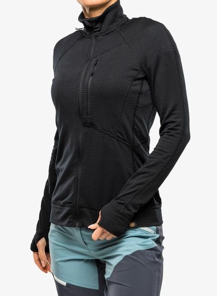 Bluza rozpinana damska Turbat Ilma 3. Czarne bluzy z kapturem damskie TURBAT, xs, z elastanu. Za 346.49 zł.
