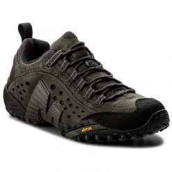 Buty trekkingowe Merrell INTERCEPT Castle Rock. Zielone buty trekkingowe męskie MERRELL, bez zapięcia, trekkingowe. Za 539.99 zł.