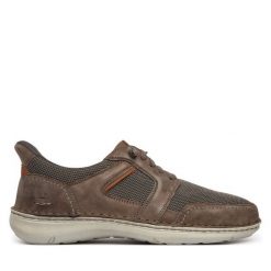Półbuty Josef Seibel. Brązowe półbuty męskie Josef Seibel, bez zapięcia. Za 383.99 zł.
