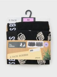 Bokserki The Office 2 pack - wielobarwny. Bokserki męskie Sinsay, bez wzorów. Za 29.99 zł.