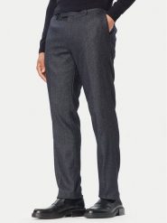 BOSS Spodnie garniturowe 50571984 Granatowy Slim Fit. Niebieskie spodnie wizytowe męskie Boss, z materiału. Za 584.99 zł.