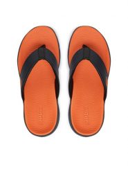 Skechers Japonki 229267/NVY Granatowy. Niebieskie klapki i japonki męskie Skechers, z materiału. Za 199.99 zł.