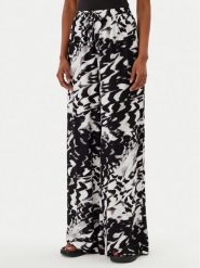 Calvin Klein Swimwear Spodnie palazzo KW0KW02823 Czarny Relaxed Fit. Czarne spodnie materiałowe damskie Calvin Klein Swimwear, bez wzorów, z materiału. Za 279.99 zł.
