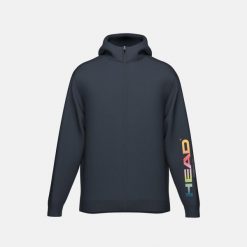 RALLY Męska Bluza z Pełnym Zamkiem. Niebieskie bluzy sportowe damskie HEAD, m, z bawełny. Za 300.00 zł.