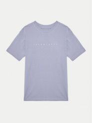 Jack & Jones Junior T-Shirt Star 12237435 Fioletowy Relaxed Fit. Fioletowe t-shirty chłopięce JACK & JONES Junior, bez wzorów, z bawełny, bez ramiączek. Za 69.99 zł.