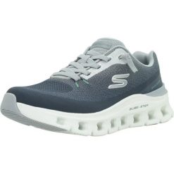 Buty SKECHERS GLIDE STEP PRO WAVERRA Niebieski. Niebieskie buty fitness męskie Skechers, na fitness i siłownię. Za 319.99 zł.