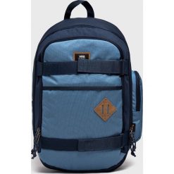 Vans - Plecak. Niebieskie plecaki męskie Vans, bez wzorów, z materiału. W wyprzedaży za 219.90 zł.