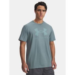 T-Shirt Męski Under Armour Koszulka Męska Ua Sportstyle Logo. Szare t-shirty męskie Under Armour, m, bez wzorów, bez kołnierzyka. Za 91.10 zł.