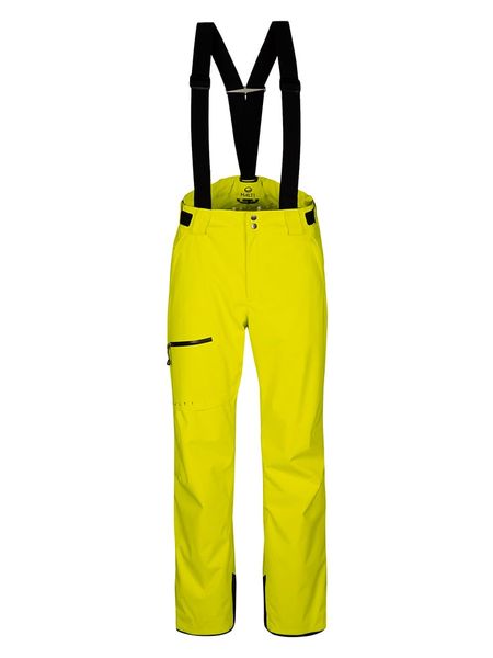 Halti Spodnie narciarskie "Carvey DX" w kolorze żółtym rozmiar: XL. Żółte spodnie materiałowe męskie Halti, bez wzorów. Za 436.14 zł.