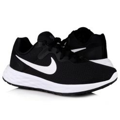 Buty męskie sportowe do biegania Nike REVOLUTION 6 NN. Czarne obuwie do biegania damskie Nike, nike revolution. Za 291.10 zł.