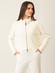 APART Wełniany kardigan w kolorze kremowym rozmiar: M. Brązowe kardigany damskie Apart, m, bez wzorów, z wełny. Za 269.75 zł.