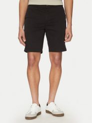 BOSS Szorty materiałowe 50536723 Czarny Slim Fit. Czarne szorty męskie Boss, bez wzorów, z bawełny. Za 249.99 zł.